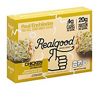 Realgood Food Enchiladas Mini Chicken Breast Box 2 Count - 4.7 Oz