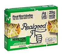 Realgood Food Enchiladas Mini Pork Box 2 Count - 4.7 Oz