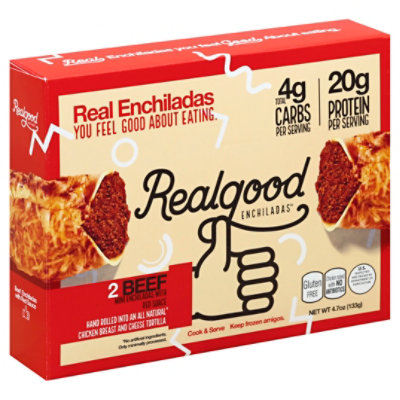 The Real Good Food Company Low Carb Chicken Enchiladas, 4.7 oz