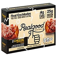 Realgood Food Enchiladas Mini Cheese Box 2 Count - 4.7 Oz - Image 1
