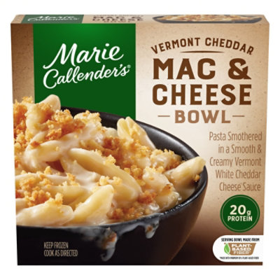 Marie Callenders Entree Mac & Cheese Bowl Creamy Vermont ...