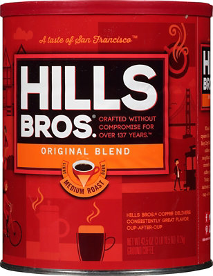 Hills Brothers. Coffee Ground Medium Roast Original Blend Bag - 42.5 Oz - Image 2