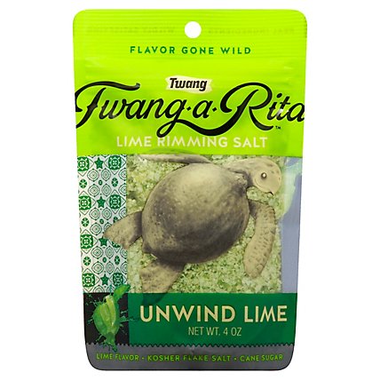 Twang A Rita Unwind Lime Salt - 4 Oz - Image 1