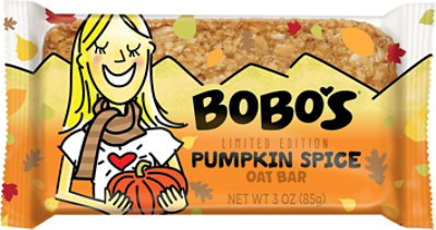 Bobos Oat Bars Pumpkin Pie Seasonal - Each - Image 2