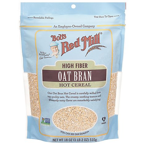 bobs mill cereal oat bran oz