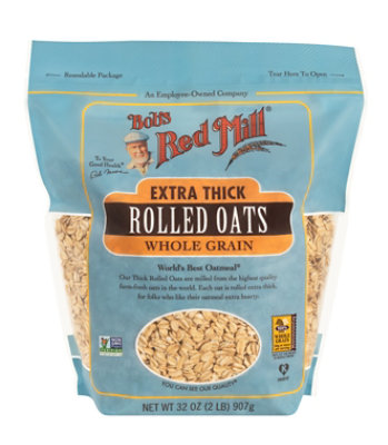 Bob's Red Mill Extra Thick Whole Grain Rolled Oats - 32 Oz