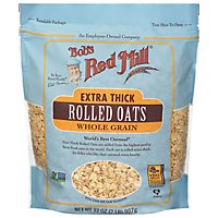 Bobs Red Mill Rolled Oats Extra Thick Whole Grain - 32 Oz - Image 1
