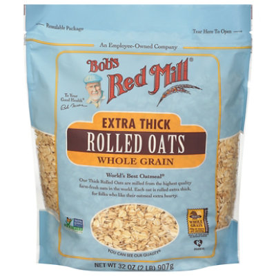 Bob's Red Mill Extra Thick Whole Grain Rolled Oats - 32 Oz - Image 2