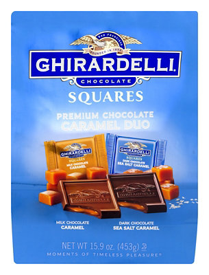 Ghirardelli Caramel Duo Premium Chocolate Squares - 15.9 Oz