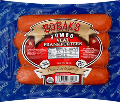 Bobaks Veal Frankfurters - 14 Oz - Image 2