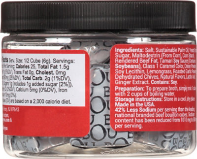 BOU Bouillon Cube Beef Jar 6 Count - 2.53 Oz - Image 6