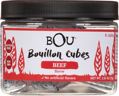 BOU Bouillon Cube Beef Jar 6 Count - 2.53 Oz - Image 2