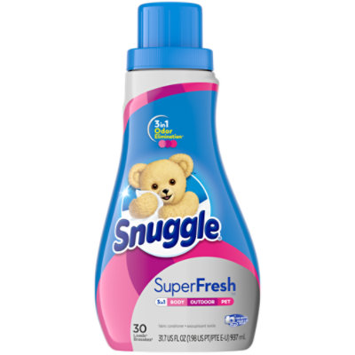 Snuggle Plus Fabric Conditioner Liquid Super Fresh Spring Burst Bottle - 31.7 Fl. Oz.