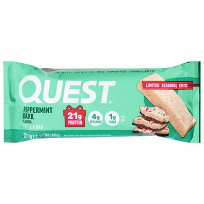 Quest Seasonal Bar- Peppermint Bark - 2.12 Oz - Image 2