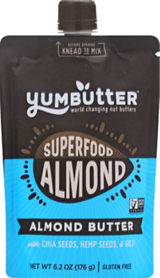 Yumbutter Nut Bttr Almnd Sprfd - 6.2 Oz - Image 2