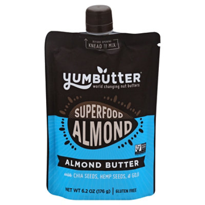 Yumbutter Nut Bttr Almnd Sprfd - 6.2 Oz - Image 1