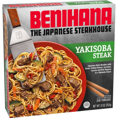 Benihana The Japanese Steakhouse Yakisoba Steak Frozen Meal Box - 10 Oz - Image 2