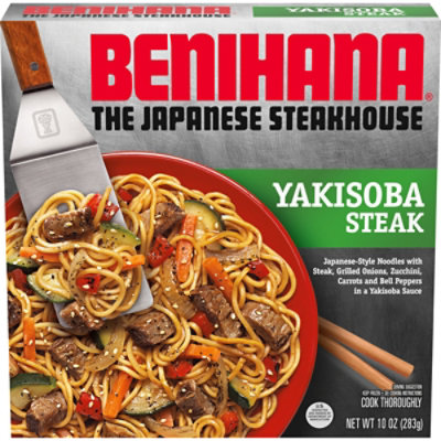 Benihana The Japanese Steakhouse Yakisoba Steak Frozen Meal Box - 10 Oz