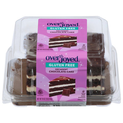 Overjoyed/Signature Select Chocolate Decadent Gluten Free Cake - 16 Oz