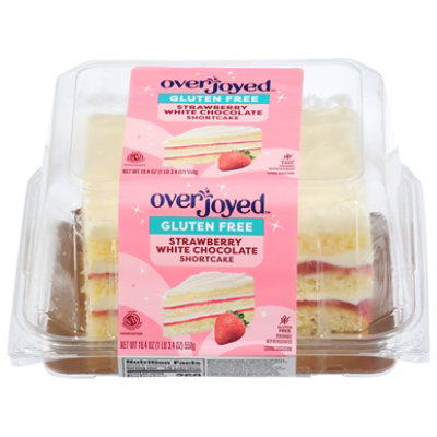 Overjoyed Gluten Free Strawberry White Chocolate Shortcake - 19.4 Oz - Image 2