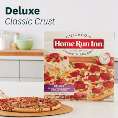 Home Run Inn Pizza Deluxe Signature Pizza Box Frozen - 33.5 Oz - Image 6