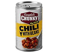 Campbells Chunky Chili With Bean Roadhouse Can - 19 Oz