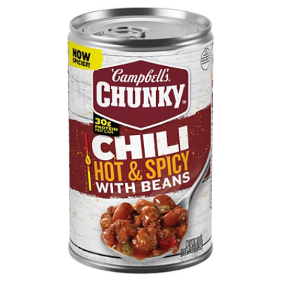 Campbell's Chunky Hot & Spicy Chili with Beans - 19 Oz - Image 1