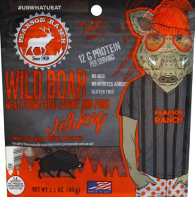 Pearson Ranch Wild Boar Jerky - 2.1 Oz - Image 2