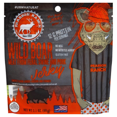 Pearson Ranch Wild Boar Jerky - 2.1 Oz - Image 1