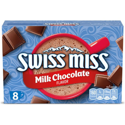 Swiss Miss Milk Chocolate Flavored Hot Cocoa Mix - 8-1.38 Oz - Image 1
