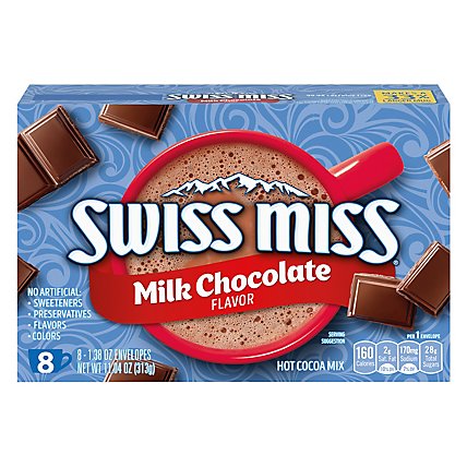 Swiss Miss Cocoa Mix Hot Milk Chocolate Box - 8-1.38 Oz - Image 1
