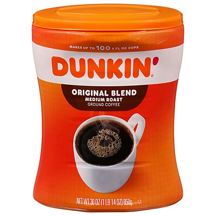 Dunkin Donuts Original Coffee Canister - 30 Oz - Image 3