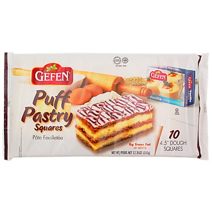 Gefen Puff Pastry Squares - 12.35 Oz - Image 1