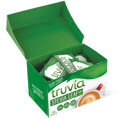 Truvia Calorie Free Sweetener From The Stevia Leaf 40 Packets Box - 2.82 Oz - Image 2