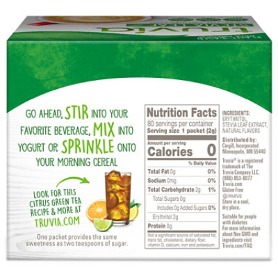 Truvia Original Calorie Free Sweetener From The Stevia Leaf 80 Packets Box - 5.64 Oz - Image 3