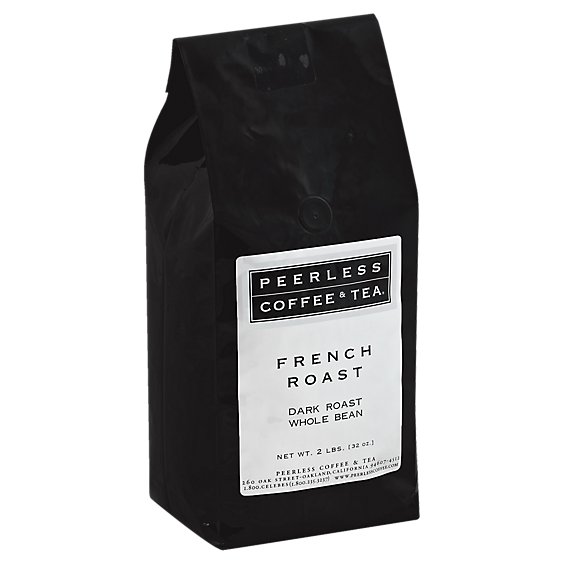 Peerless Coffee & Tea Coffee Whole Bean Dark Roast French Roast - 32 Oz