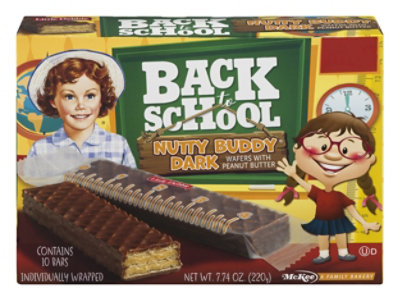 Little Debbie Family Pack Nutty Buddy Dark Snack Cakes - 7.74 Oz