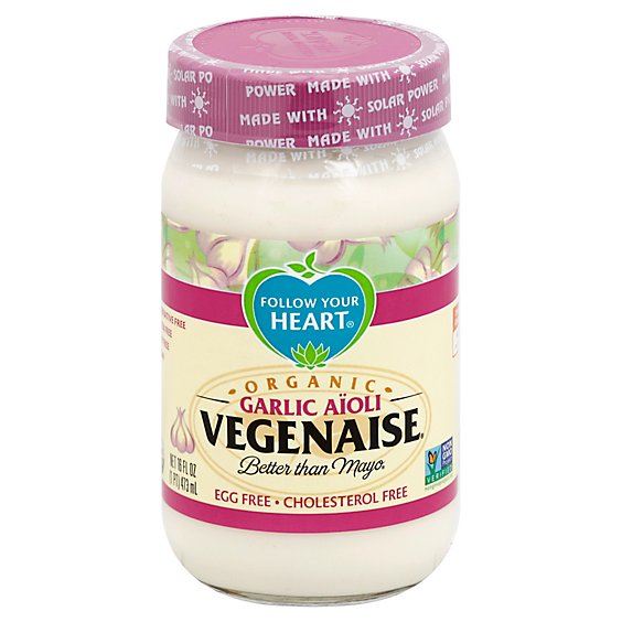 Follow Your Heart Organic Garlic Aioli Vegenaise - 16 Oz