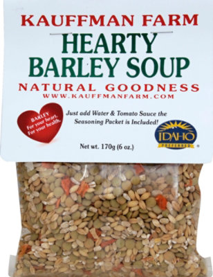 Kauffman Farm Hearty Barley Soup Mix - 6 Oz - Image 2