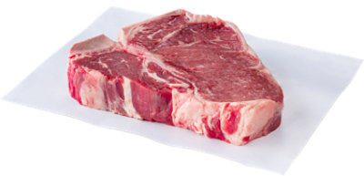 USDA Choice Beef Loin T-Bone Steak Service Case - 1.50 Lb - Image 1