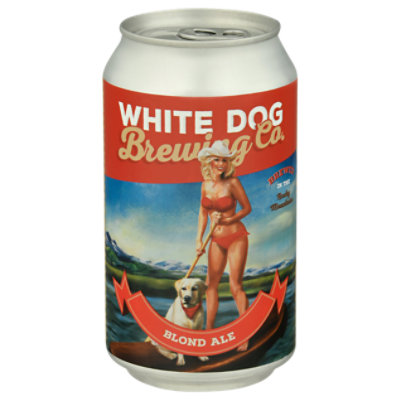 White Dog Blonde Ale In Cans - 6-12 Fl. Oz.