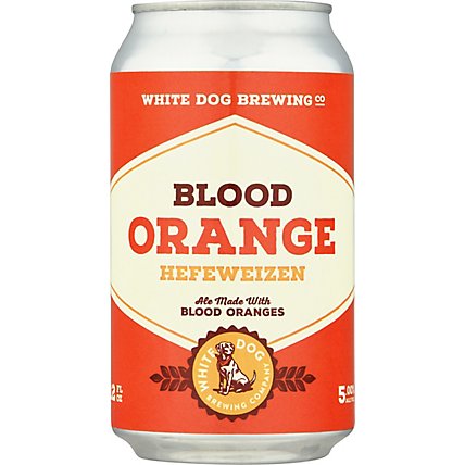 White Dog Blood Orange Hefeweizen In Cans - 6-12 Fl. Oz. - Image 2