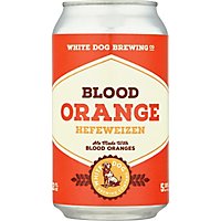 White Dog Blood Orange Hefeweizen In Cans - 6-12 Fl. Oz. - Image 2