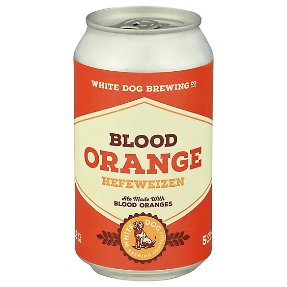 White Dog Blood Orange Hefeweizen In Cans - 6-12 Fl. Oz.