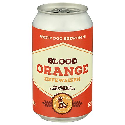 White Dog Blood Orange Hefeweizen In Cans - 6-12 Fl. Oz. - Image 1