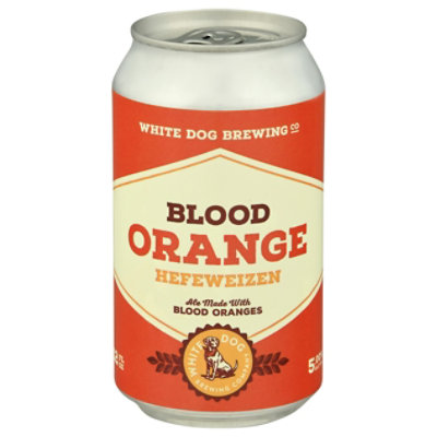White Dog Blood Orange Hefeweizen In Cans - 6-12 Fl. Oz.