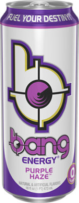 Bang Energy Purple Haze - 16 Fl. Oz. - Image 1