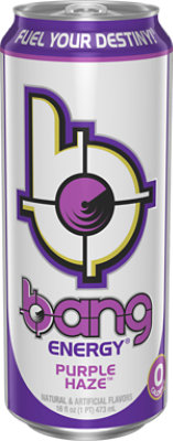 Bang Energy Drink Purple Haze Grape Can - 16 Fl. Oz. - Image 2