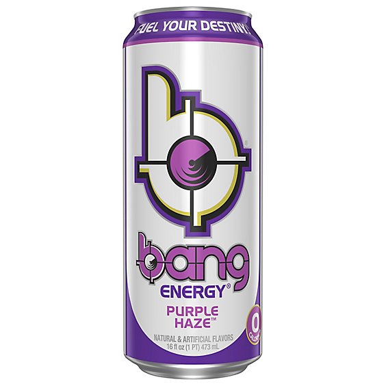 Bang Energy Drink Purple Haze Grape Can - 16 Fl. Oz.