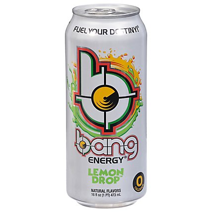 Bang Energy Drink Lemon Drop Can - 16 Fl. Oz. - Image 2